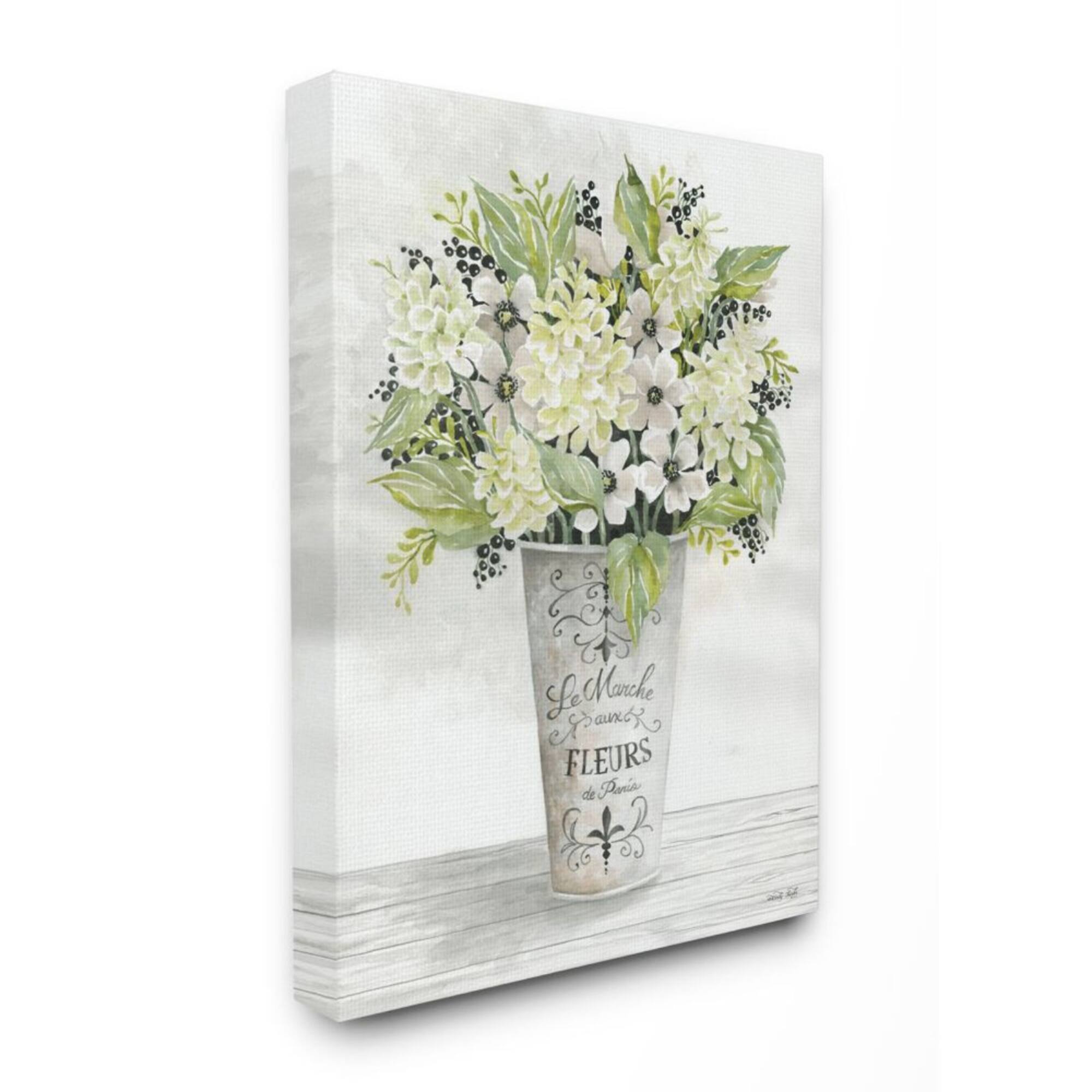 Stupell Industries Parisian Charm Bouquet Canvas Wall Art